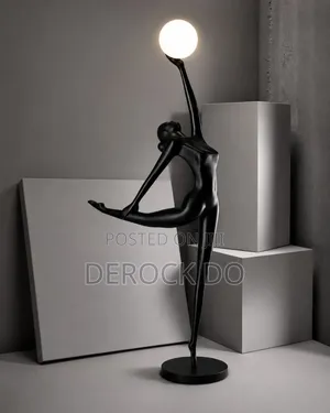 Gymnast Art Sculpture Floor Lamp