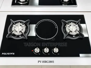 Built in 4 Burners and 1 Electric Cooker