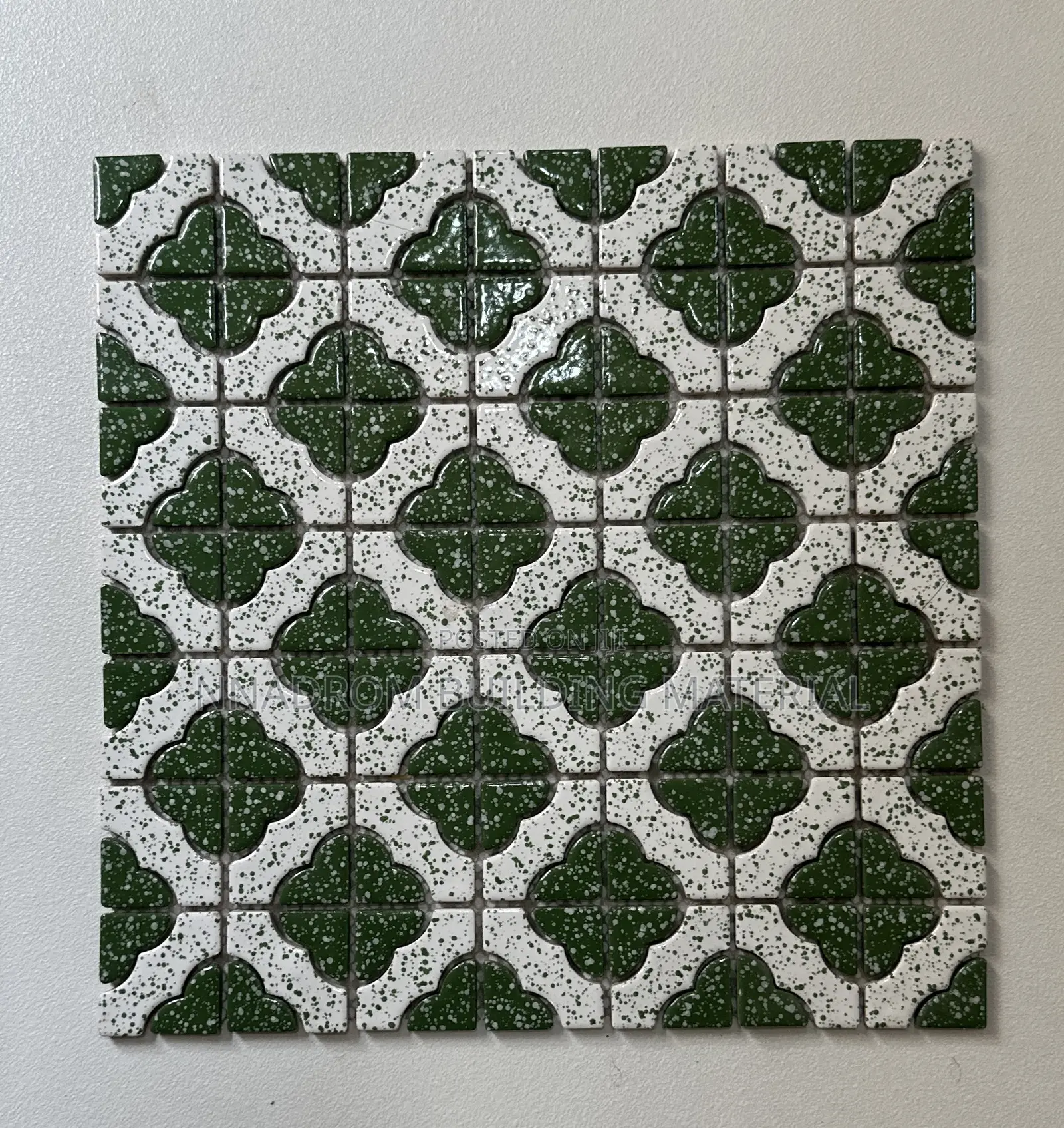 Green Butterfly Design Mosaic