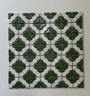 Green Butterfly Design Mosaic