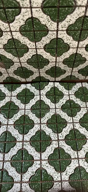 Green Butterfly Design Mosaic