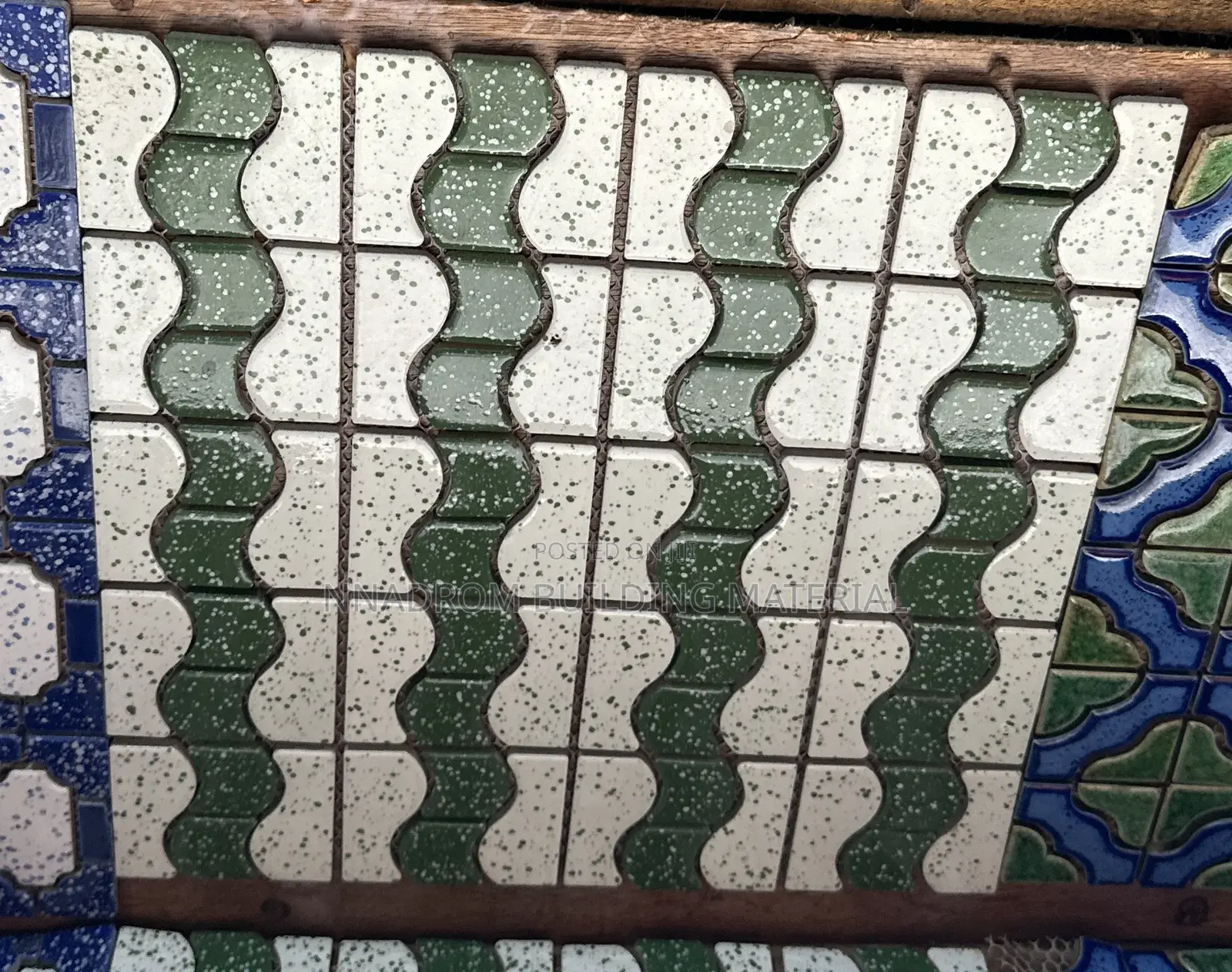 Snake Green Design Mosaic