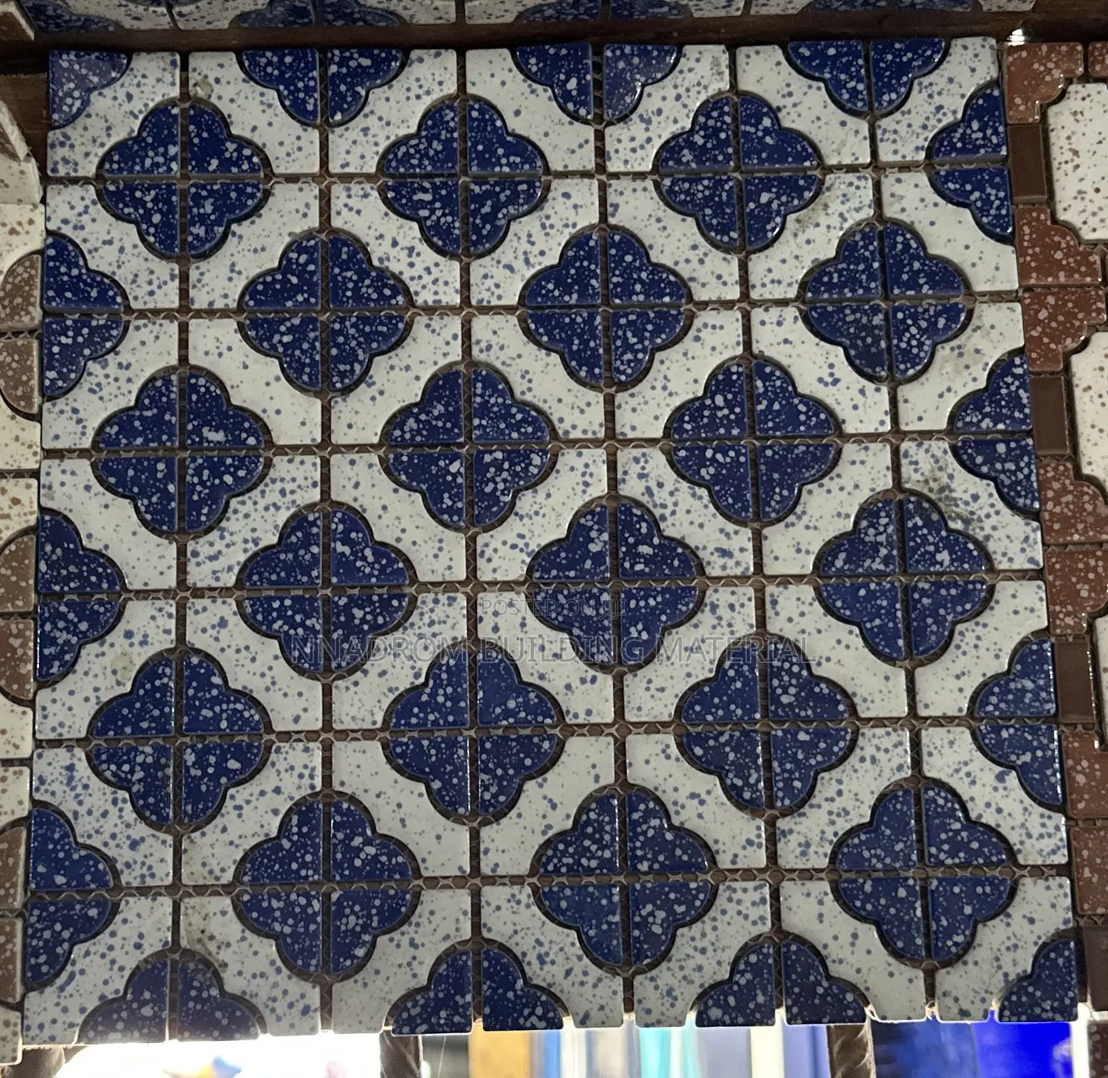 Butterfly Blue Design Mosaic