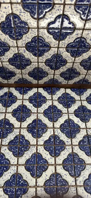 Butterfly Blue Design Mosaic