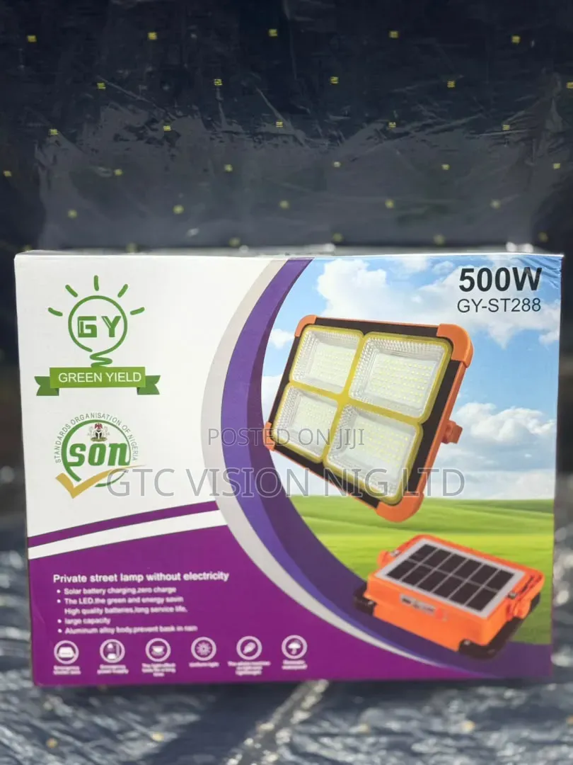 Rechargeable Solar Light 500watts