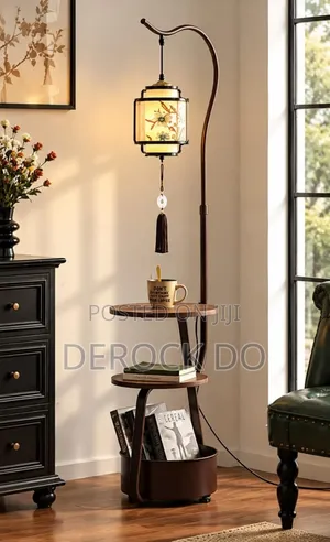 Zen-Inspired Arched Floor Lamp