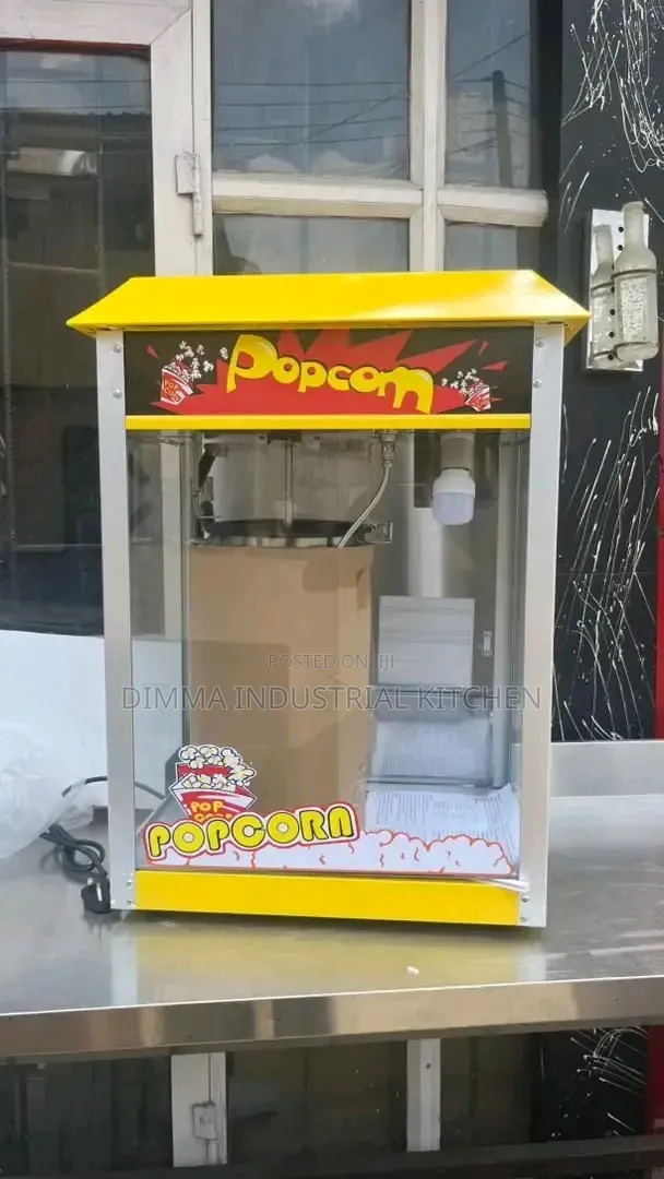 Yellow Popcorn Machine