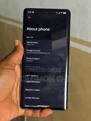 Google Pixel 7 Pro 128 GB Black