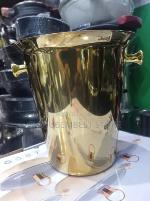 Quality Stainless Steel Gold Champagne/Wine Bucket