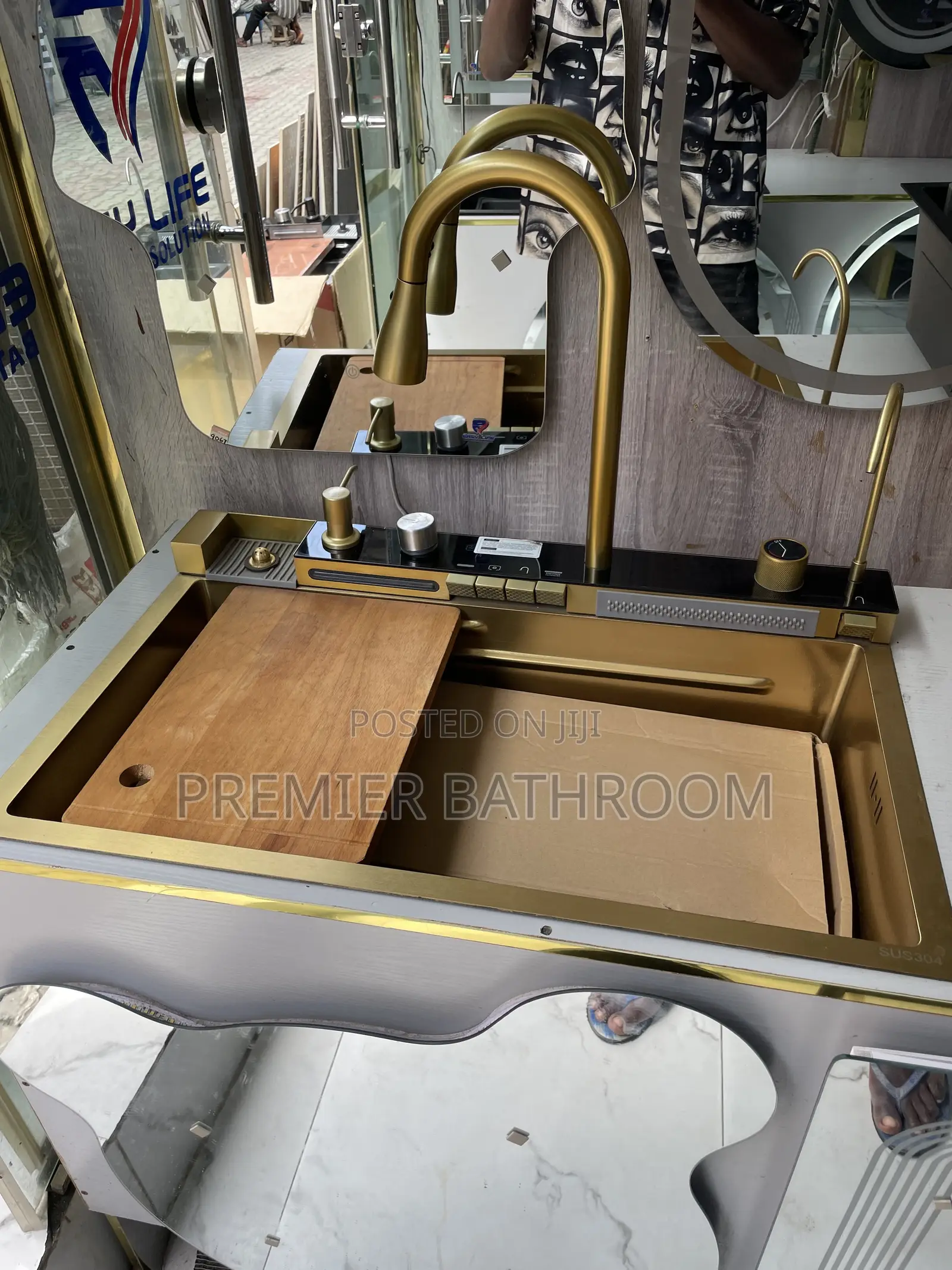 Gold Executives Kitchen Sink