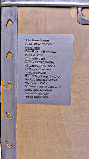 1500w Entelechy Solar Generator