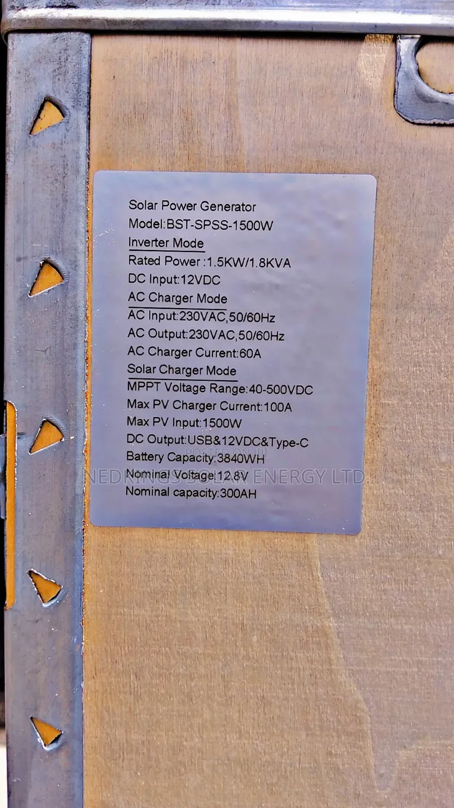 1500w Entelechy Solar Generator