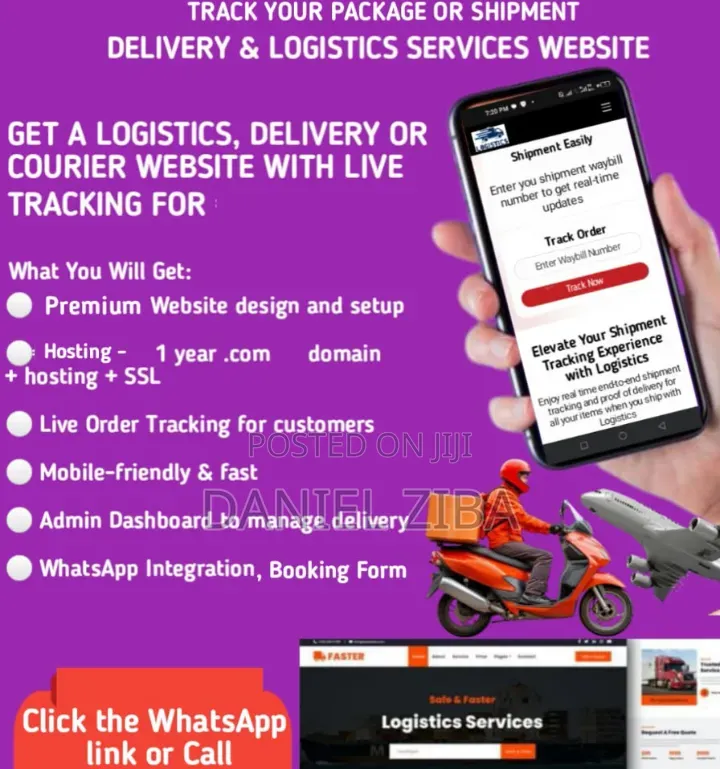 Logistic Website With Tracking System