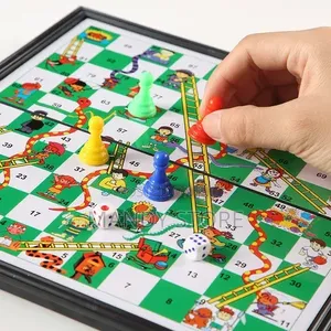 Foldable Magnetic Snakes and Ladders Board Game | Educational