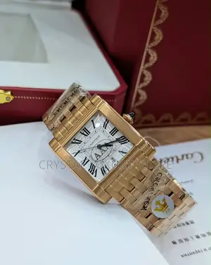 Cartier Quality Luxury Men Chain Strap Wristwatch