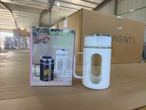 Double Layers Plastic Glass Office Cup