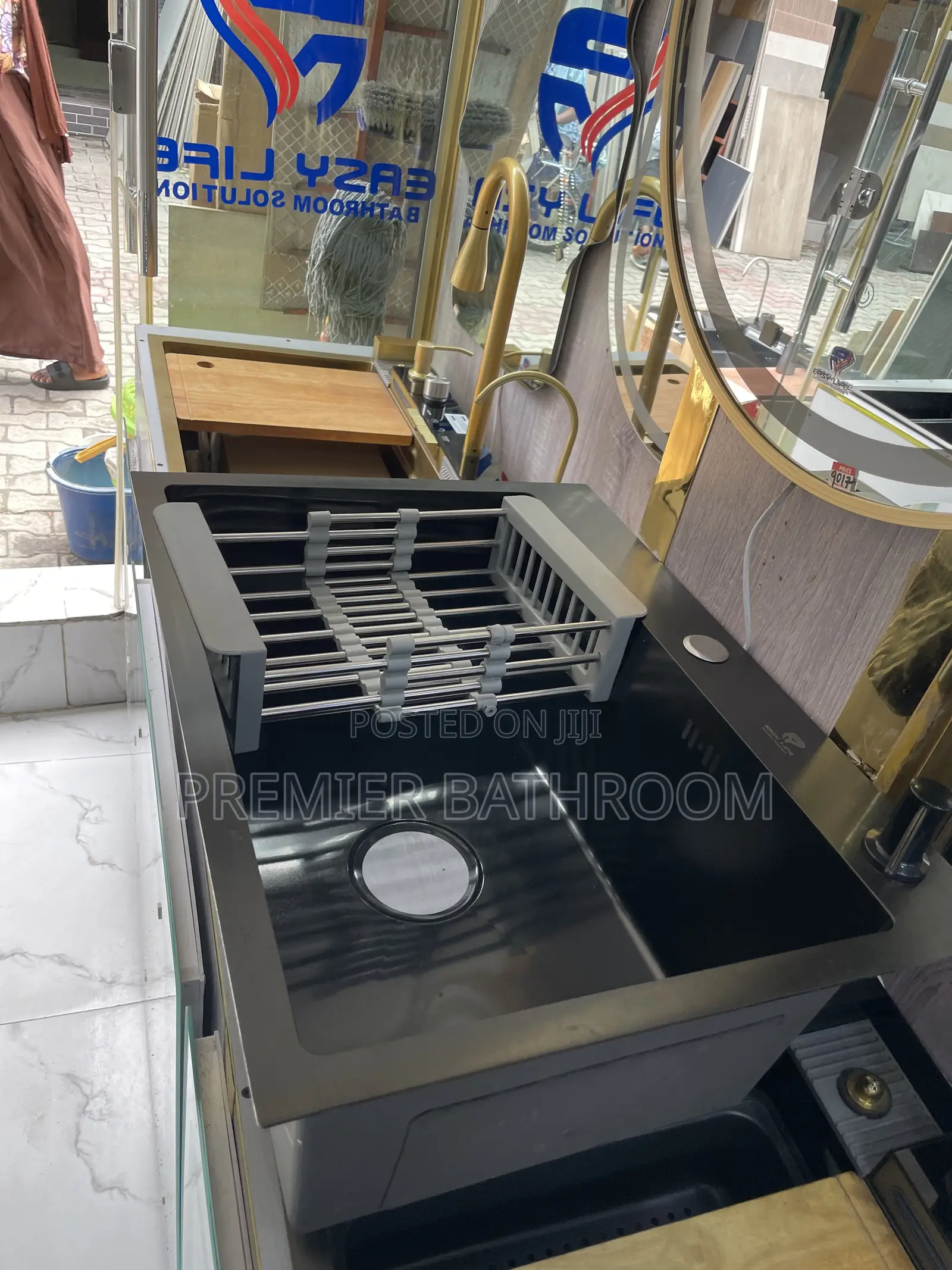 Single Kitchen Sink Black