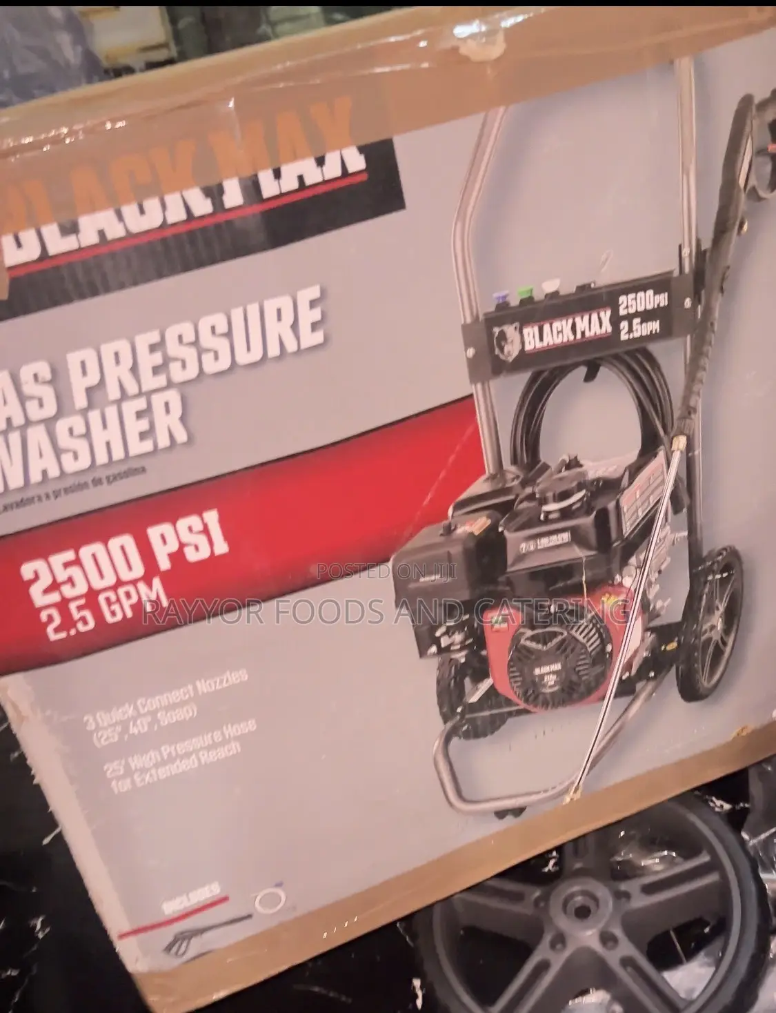 Black Max 212cc OHV Horizontal Gas Engin