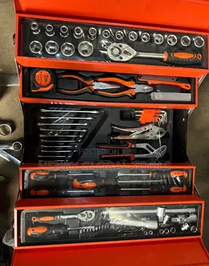 85PCS Complete Professional Tool Set With Metal Toolbox