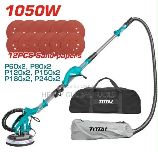TOTAL 1050W Industrial Drywall Sander / Wall Sander