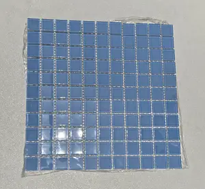 1/1 Light Blue Glass Pool Mosaic