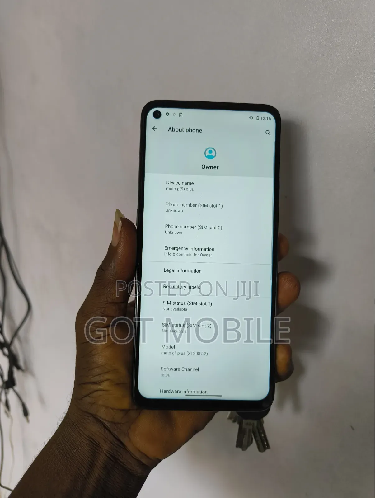 Motorola Moto G9 Plus 128 GB Blue
