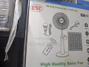18inch Solar Rechargeable Fan