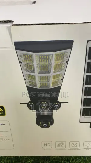 Three Lens Streetlight Solar Camera