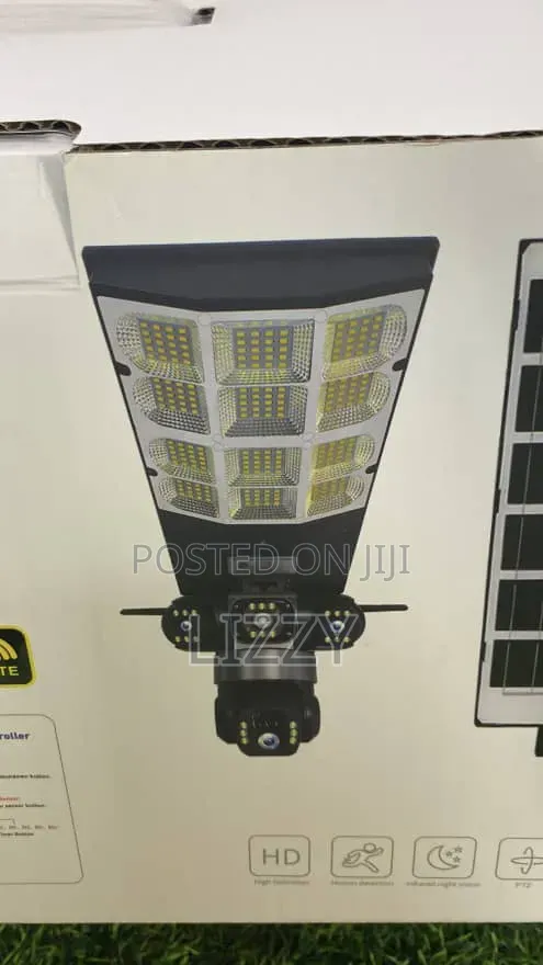 Three Lens Streetlight Solar Camera