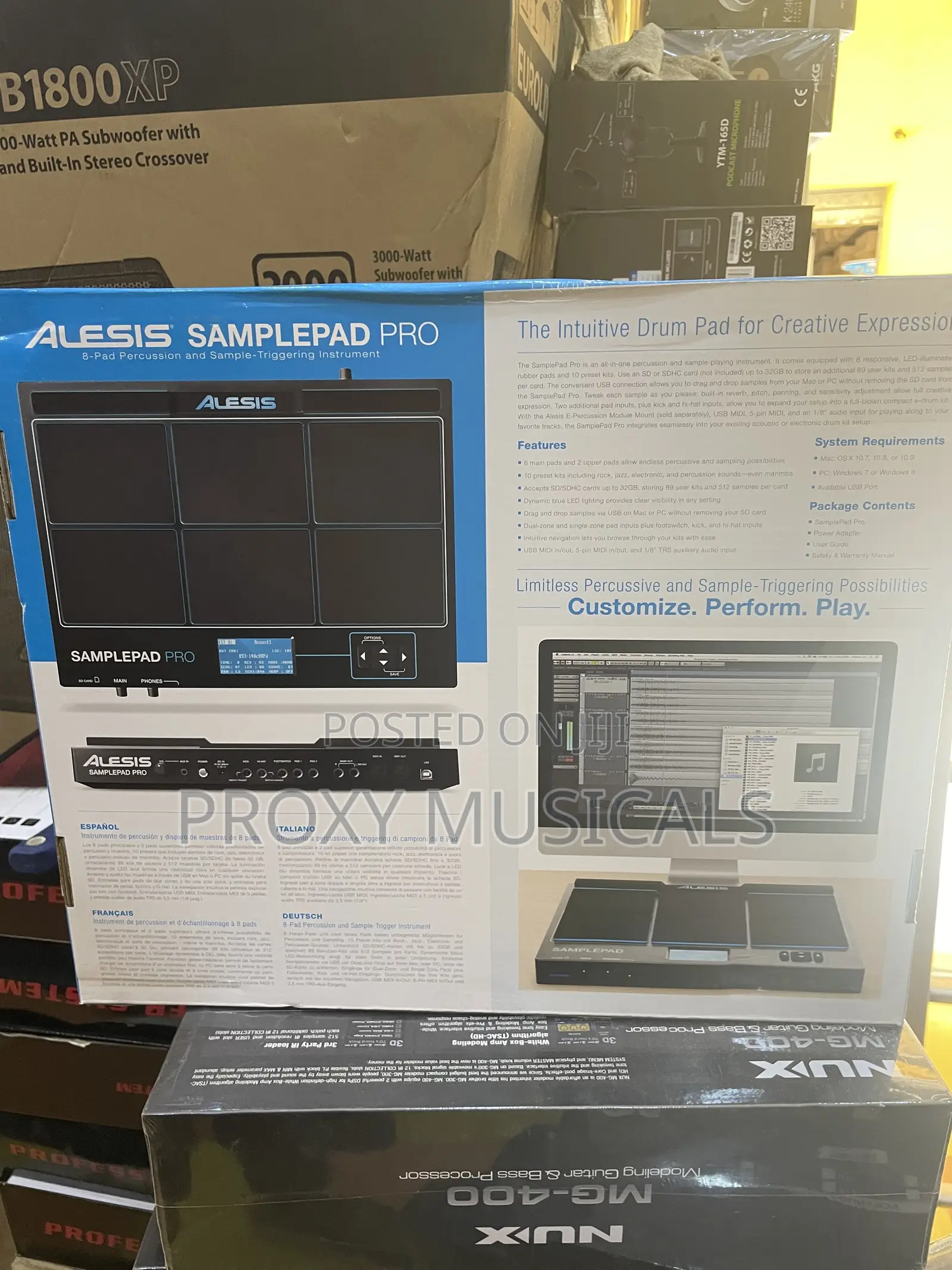 Alesis Samplepad Pro Professional Percussion Sample-Triggering Pad