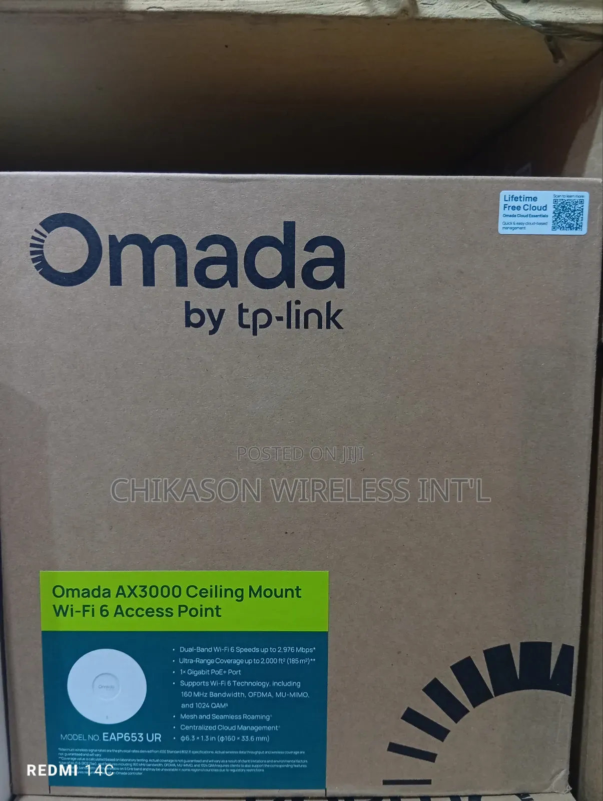 TP-Link Omada Ax3000 Indoor (Eap653 UR)