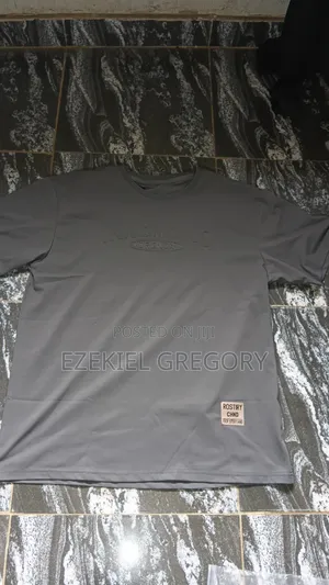 Grey IKNOMOKO Embossed Oversized T-Shirt