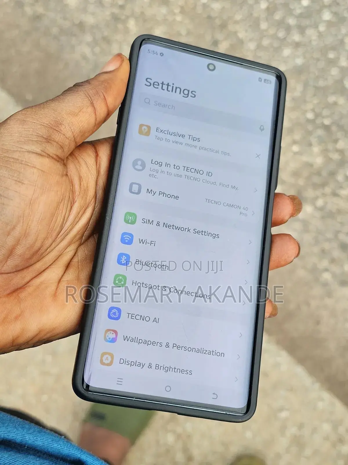 Tecno Camon 40 Pro 4G 256 GB Silver