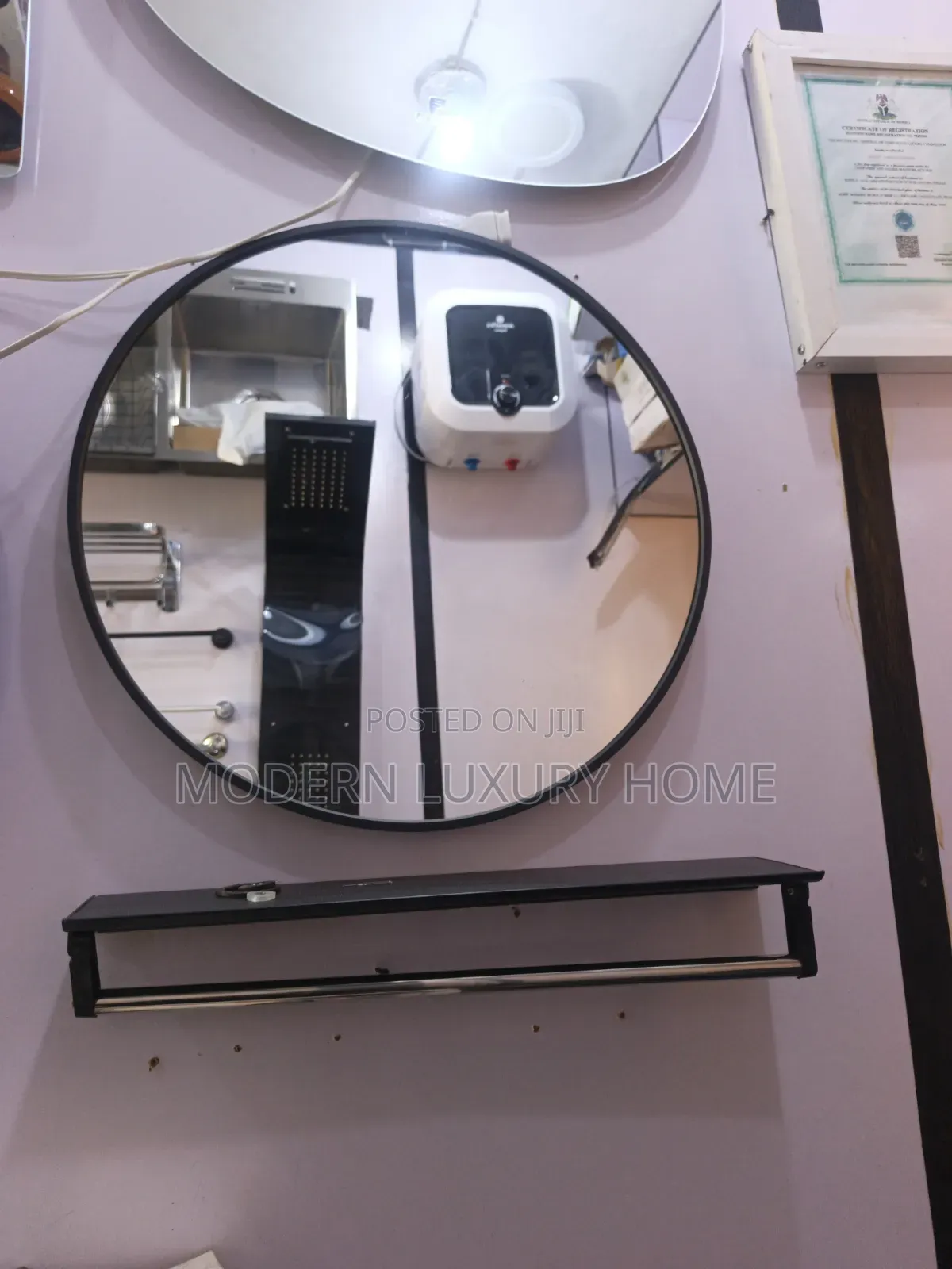 Mirror With Shelf