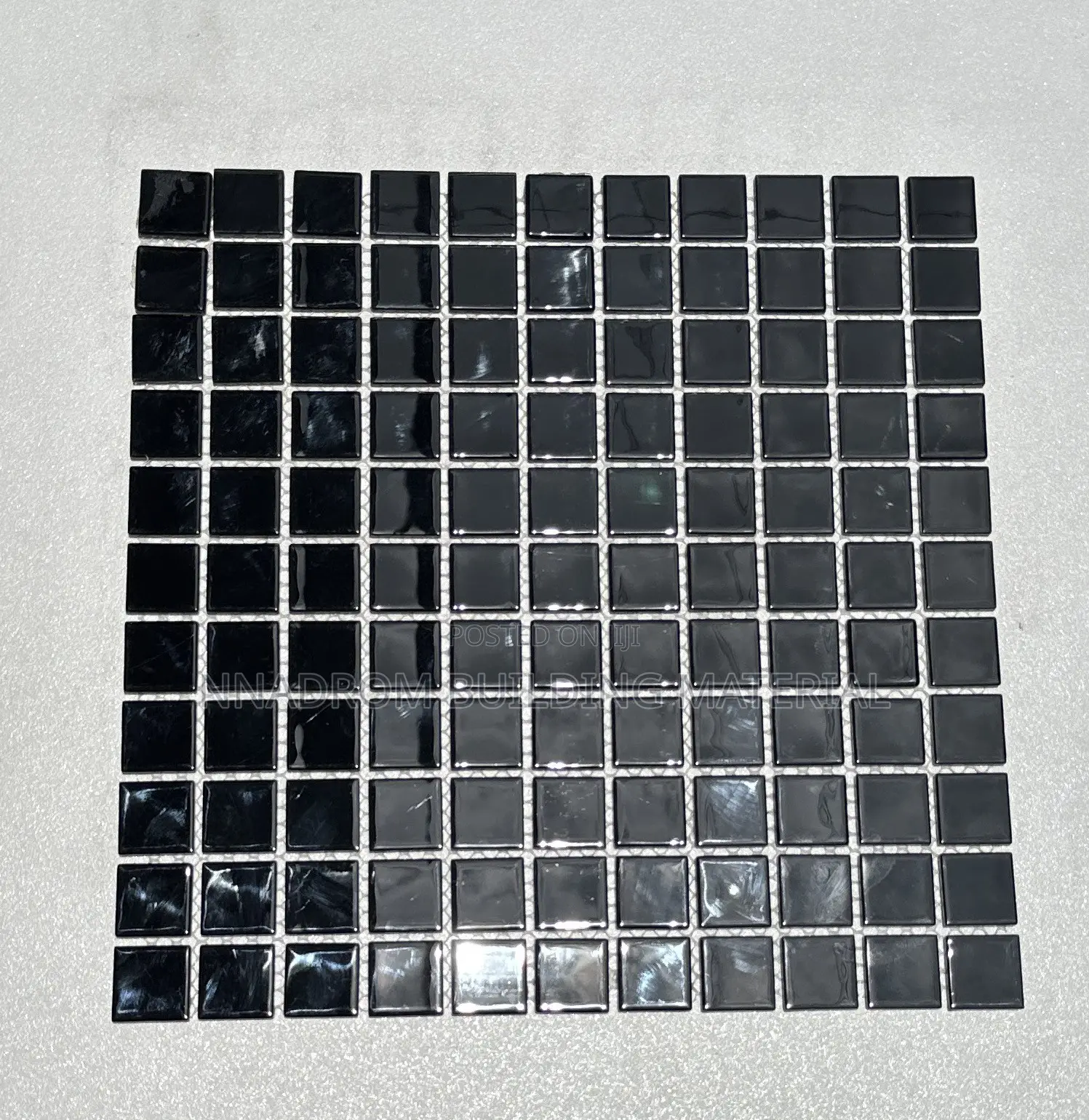 1/1 Black Glass Mosaic