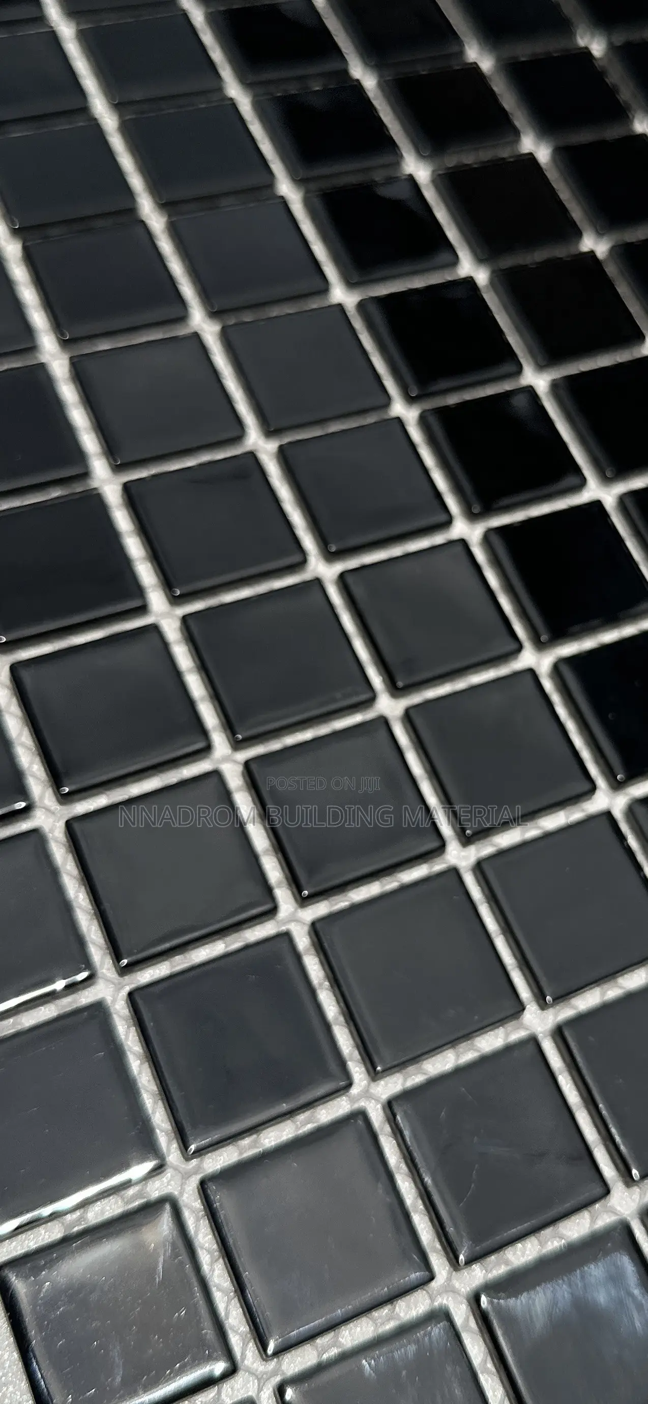 1/1 Black Glass Mosaic