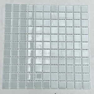 1/1 White Glass Mosaic