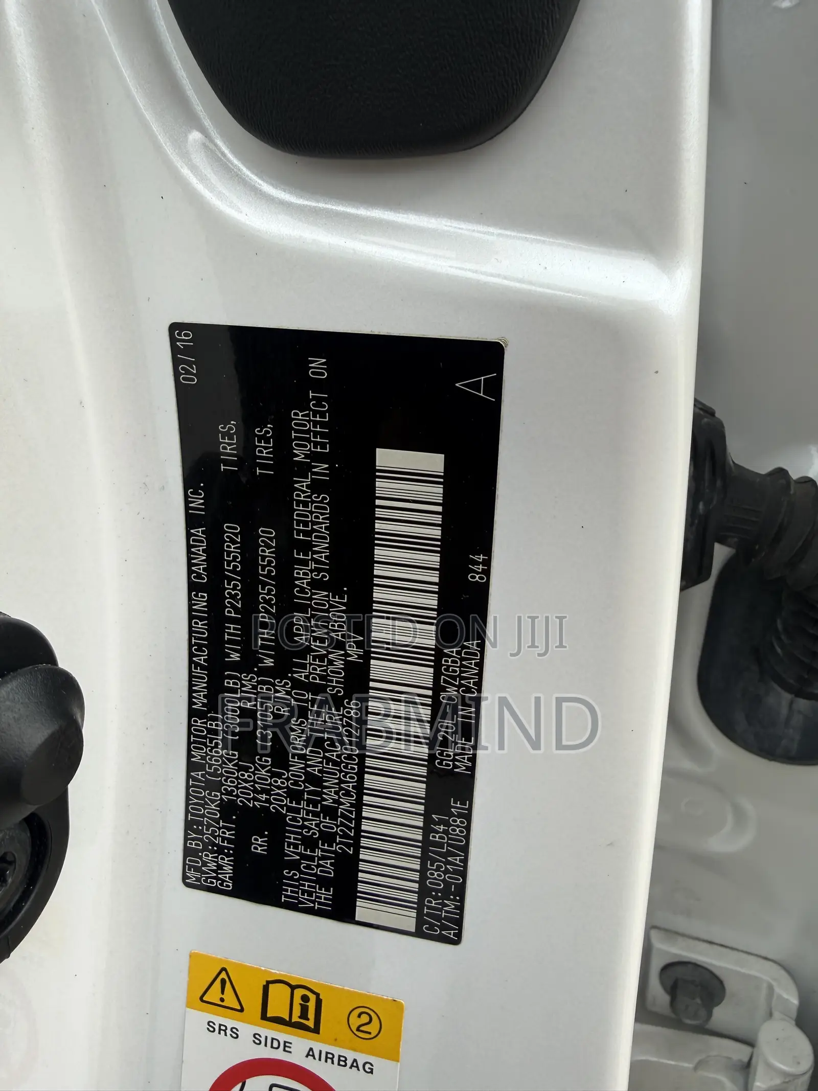 Lexus RX 350 FWD 2016 White