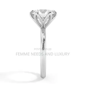 Moissanite Silver Ring