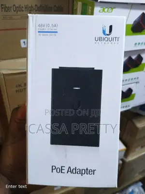 Original Ubiquiti Poe Adapter 48v 0.5a Gigabit