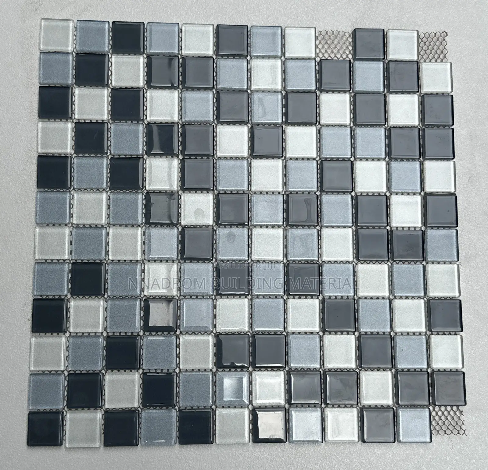 Unique Grey Mixture Glass Mosaic