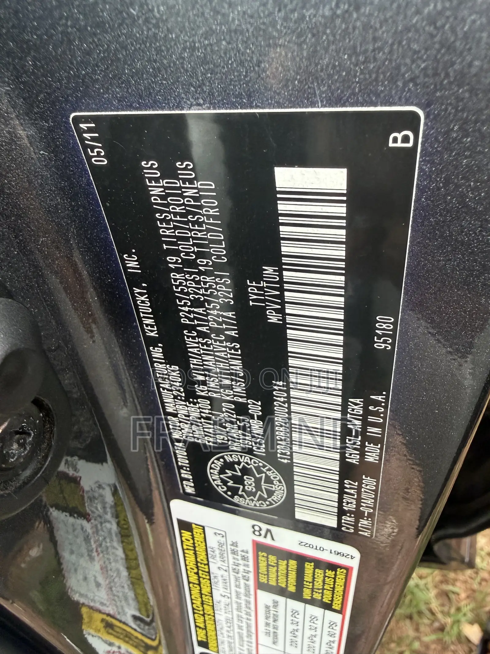 Toyota Venza XLE 2011 Gray