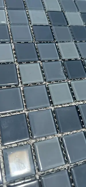 1/1 Grey Mixture Glass Mosaic