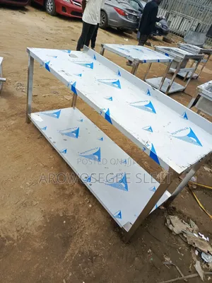 Industrial Stainless Steel Sink and Table