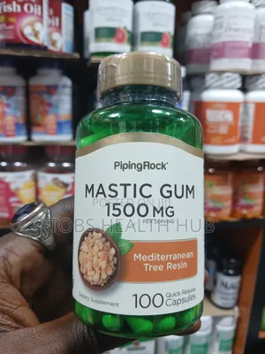 Piping Rock Mastic Gum 1500mg – 100 Capsules
