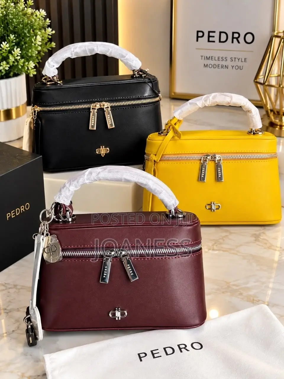 Boxed Pedro Bag