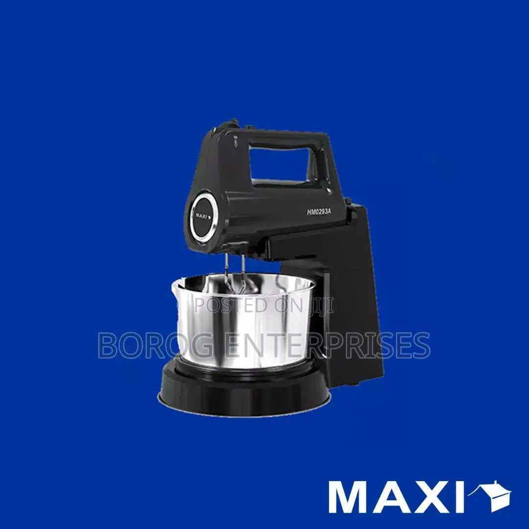 Maxi Standing Kitchen Mixer With Bowl 400W Black (HM0293A)