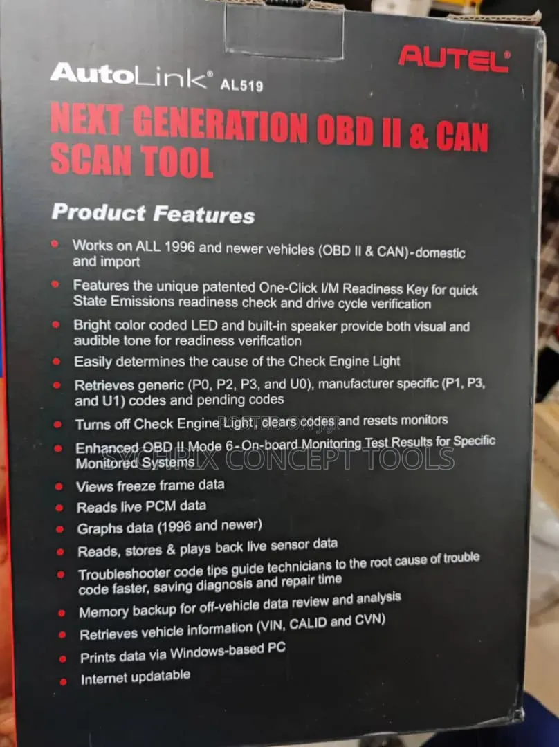 Autel Autolink AL519 OBD2 AUTO Diagnostic Tool Scanner Code