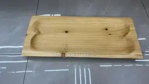 Quality Wooden Rectangular Food Plate/Platter.