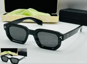 Sleek Rectangular Eyeglasses / Sunglasses